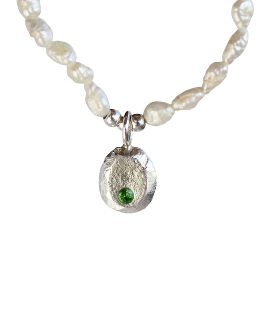 Raw Jade Necklace