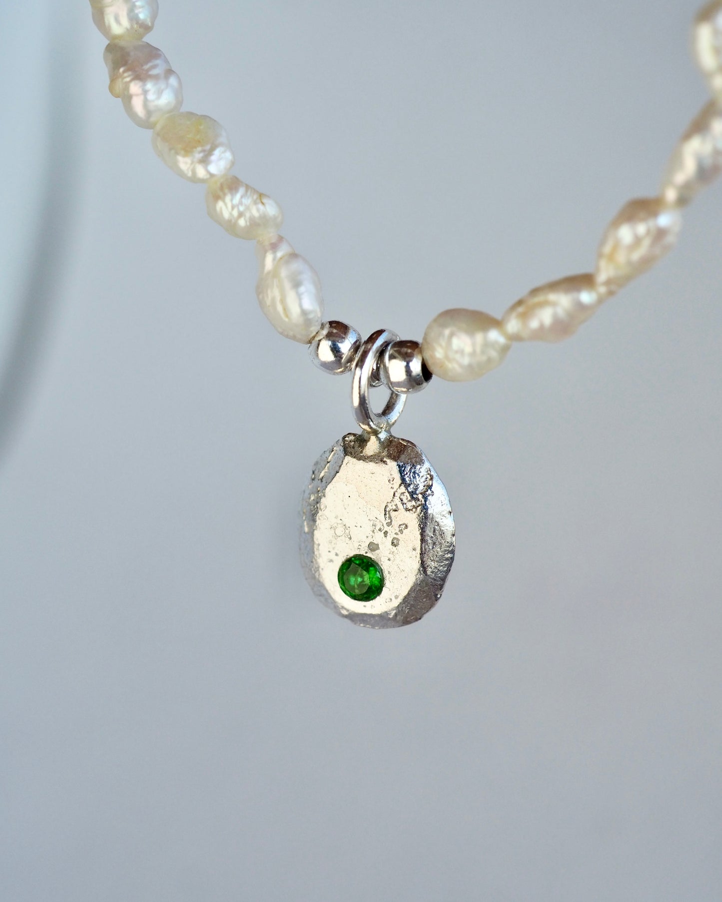 Raw Jade Necklace